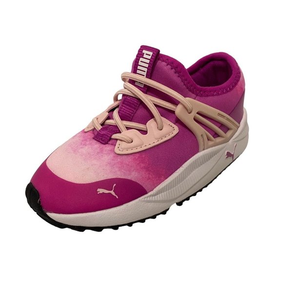 Puma Toddler Girls' Size US 9C Pacer Future Bleach Pink Shoe Sneaker Near New - Picture 5 of 10